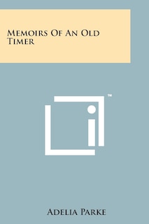 Couverture_Memoirs Of An Old Timer