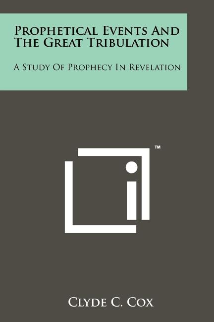 Couverture_Prophetical Events And The Great Tribulation
