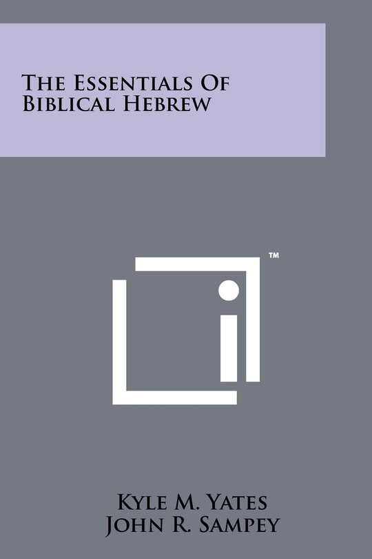 Front cover_The Essentials Of Biblical Hebrew