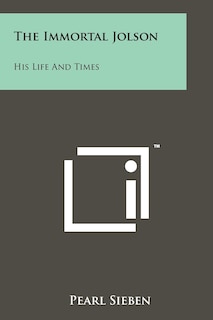 Front cover_The Immortal Jolson