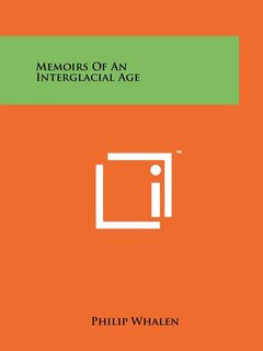 Couverture_Memoirs Of An Interglacial Age
