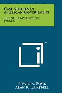 Couverture_Case Studies in American Government