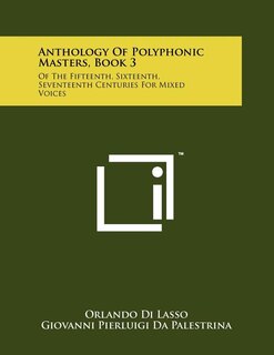 Front cover_Anthology Of Polyphonic Masters, Book 3