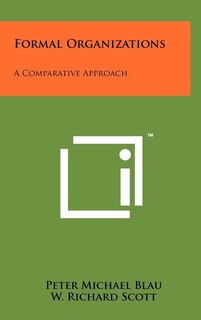 Front cover_Formal Organizations