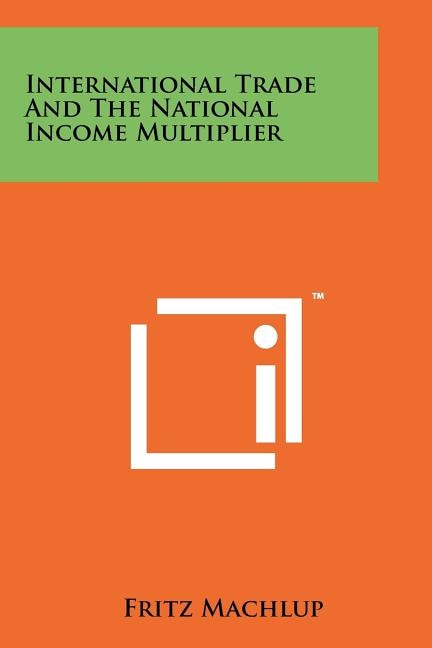 Couverture_International Trade and the National Income Multiplier