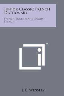 Front cover_Junior Classic French Dictionary