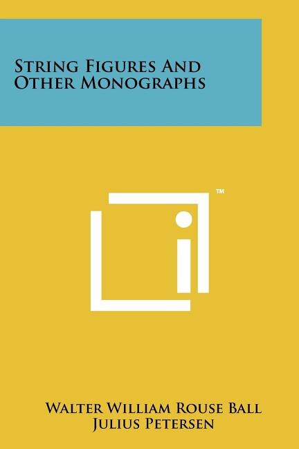 Front cover_String Figures And Other Monographs