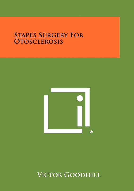 Front cover_Stapes Surgery for Otosclerosis