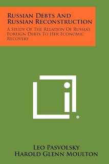 Front cover_Russian Debts and Russian Reconstruction
