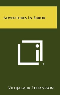 Front cover_Adventures in Error