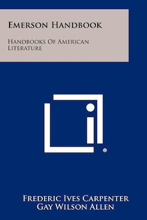 Emerson Handbook: Handbooks Of American Literature