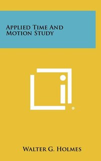 Couverture_Applied Time and Motion Study