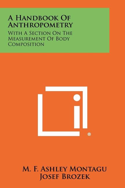 Front cover_A Handbook Of Anthropometry