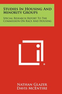Front cover_Studies in Housing and Minority Groups