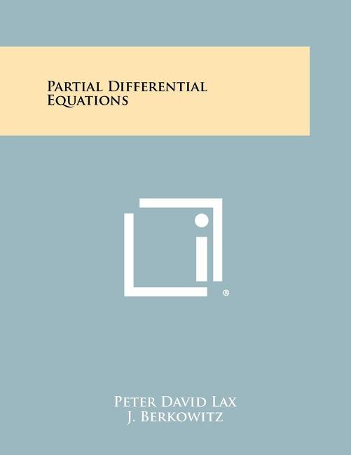 Couverture_Partial Differential Equations