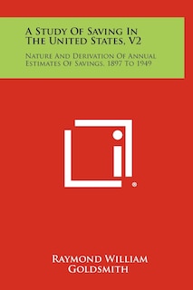 Couverture_A Study of Saving in the United States, V2