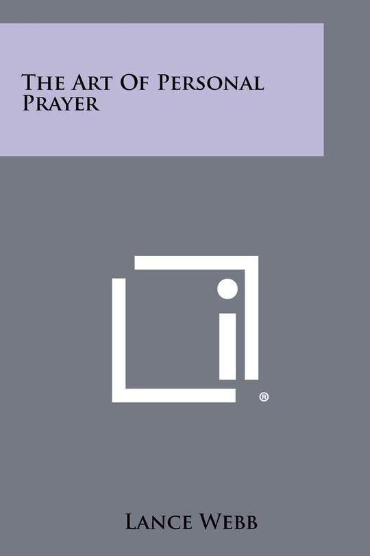 Front cover_The Art of Personal Prayer