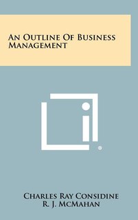 Front cover_An Outline of Business Management