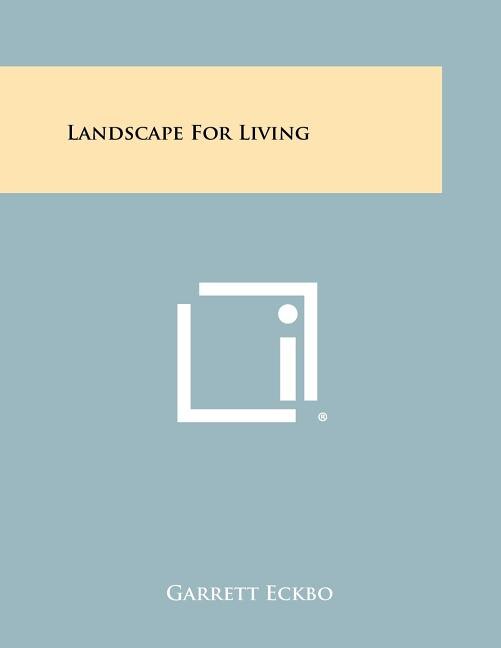 Front cover_Landscape For Living