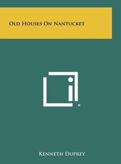 Front cover_Old Houses On Nantucket