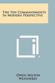 Front cover_The Ten Commandments in Modern Perspective