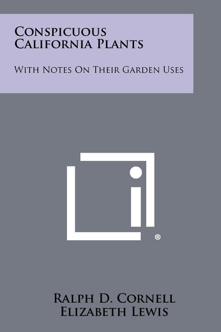 Front cover_Conspicuous California Plants