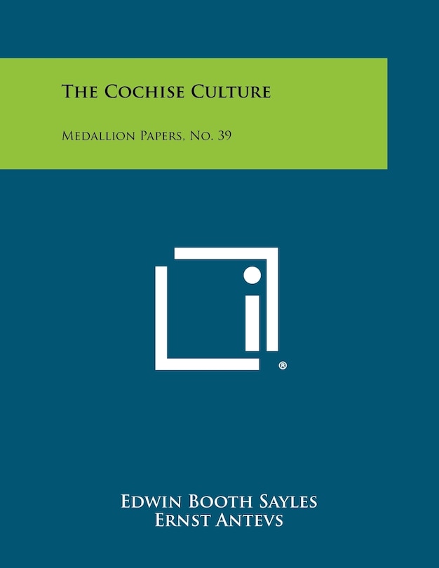 Couverture_The Cochise Culture