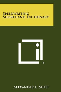 Couverture_Speedwriting Shorthand Dictionary