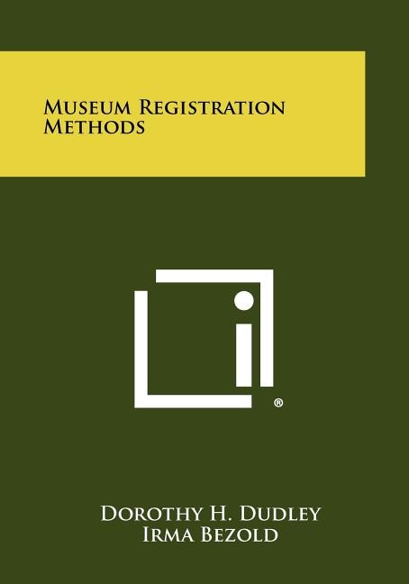 Museum Registration Methods