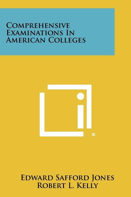 Front cover_Comprehensive Examinations in American Colleges