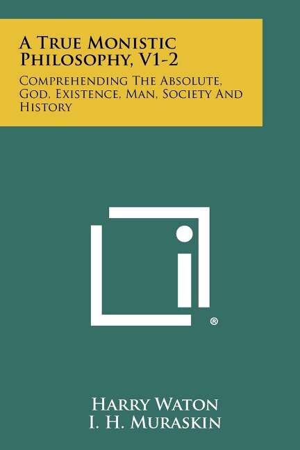 Couverture_A True Monistic Philosophy, V1-2