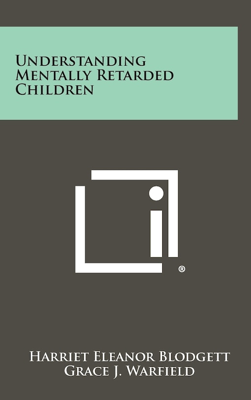 Couverture_Understanding Mentally Retarded Children