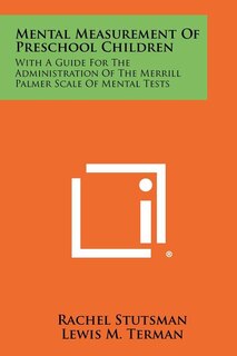 Couverture_Mental Measurement of Preschool Children