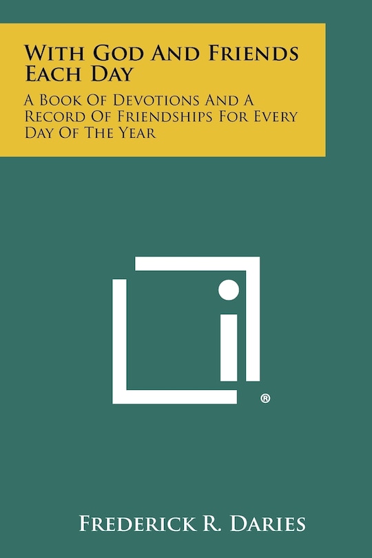 Front cover_With God And Friends Each Day