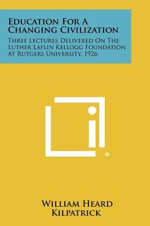 Couverture_Education for a Changing Civilization