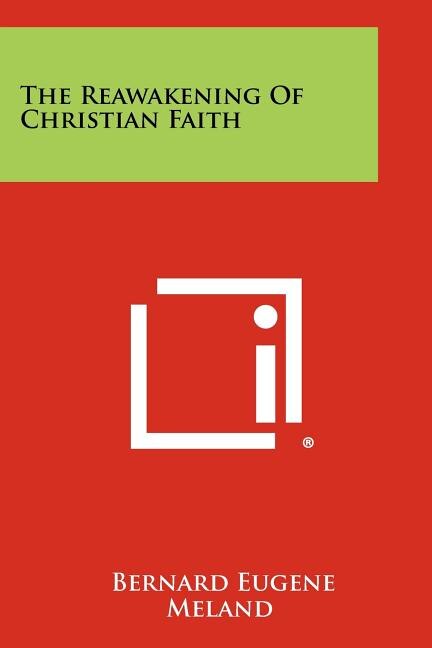Front cover_The Reawakening of Christian Faith