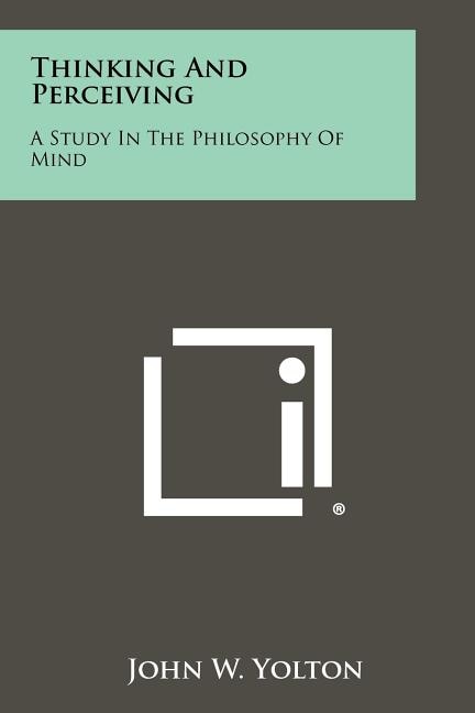 Couverture_Thinking And Perceiving