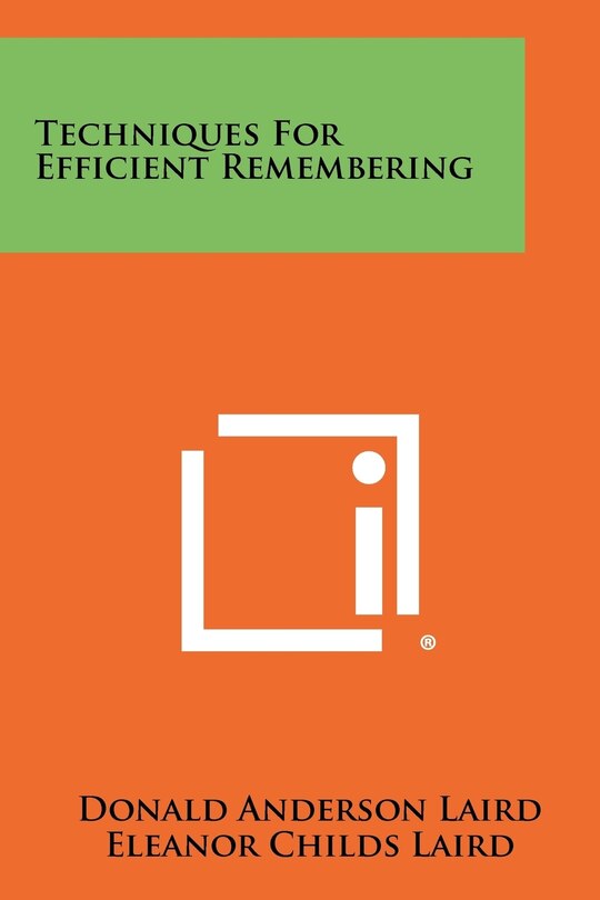Front cover_Techniques For Efficient Remembering