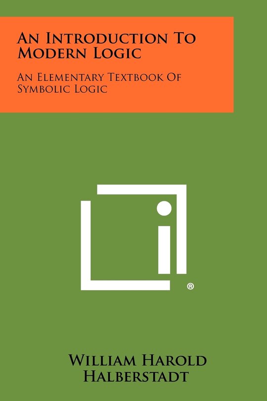 Front cover_An Introduction To Modern Logic