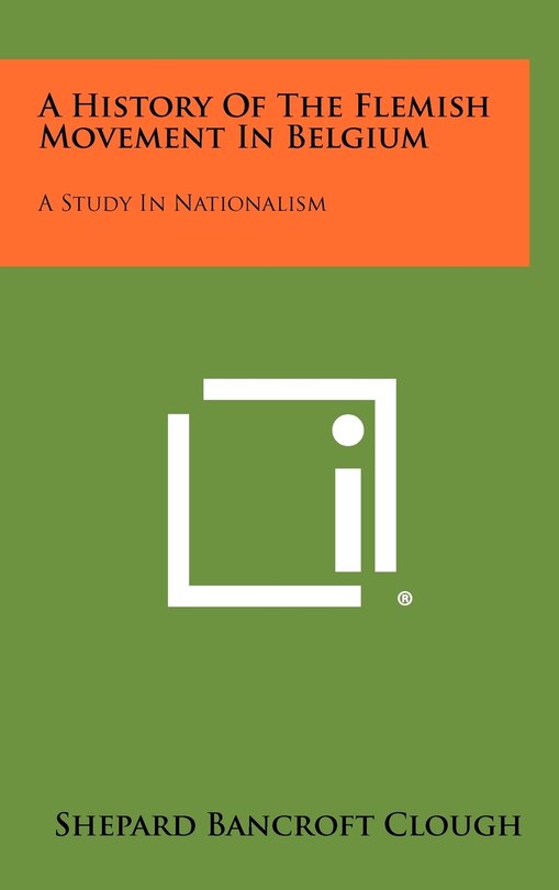 Couverture_A History Of The Flemish Movement In Belgium