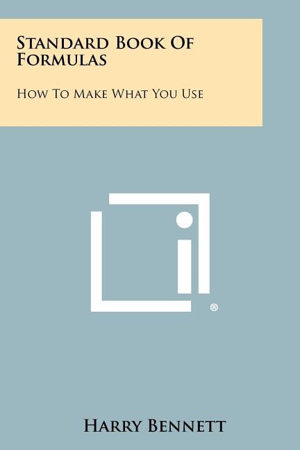 Couverture_Standard Book of Formulas
