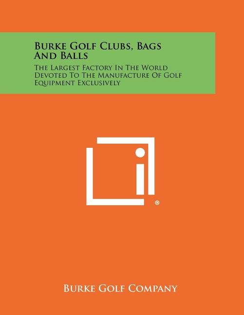 Couverture_Burke Golf Clubs, Bags And Balls