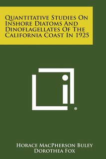 Couverture_Quantitative Studies on Inshore Diatoms and Dinoflagellates of the California Coast in 1925