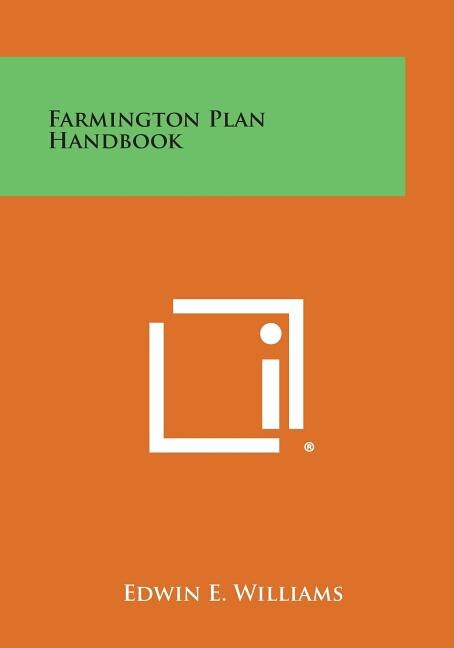 Front cover_Farmington Plan Handbook