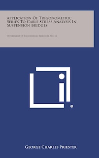 Front cover_Application Of Trigonometric Series To Cable Stress Analysis In Suspension Bridges