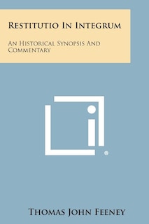 Front cover_Restitutio in Integrum