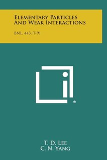 Couverture_Elementary Particles and Weak Interactions