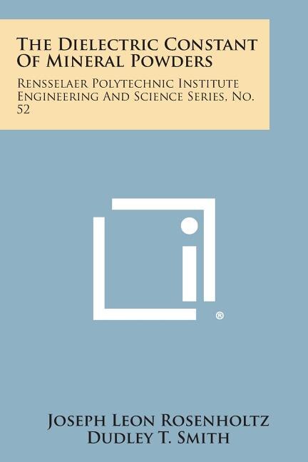 Front cover_The Dielectric Constant Of Mineral Powders