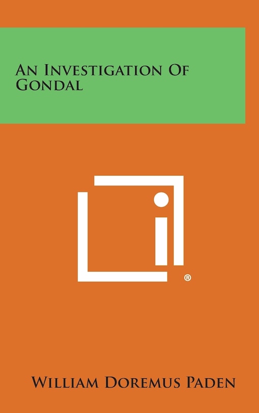 Couverture_An Investigation of Gondal