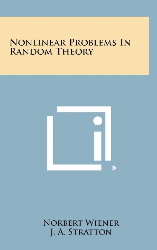 Front cover_Nonlinear Problems In Random Theory